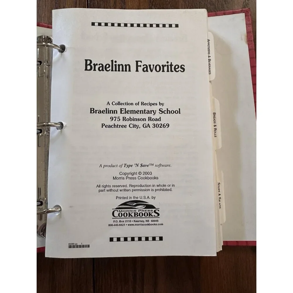 Braelinn Favorites A‎ Collection Of Recipes By Braelinn Elementary Georgia